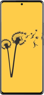 Силиконовый чехол Минимализм одуванчики для Xiaomi Redmi Note 14 Pro 4G - 6449u-3808 изображение 