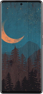 Силиконовый чехол Звездный лес для Xiaomi Redmi Note 14 Pro 4G - 6480u-3808 изображение 
