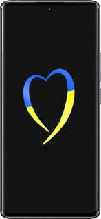 Силиконовый чехол Жёлто-голубое сердце для Xiaomi Redmi Note 14 Pro 4G - 885u-3808 изображение 