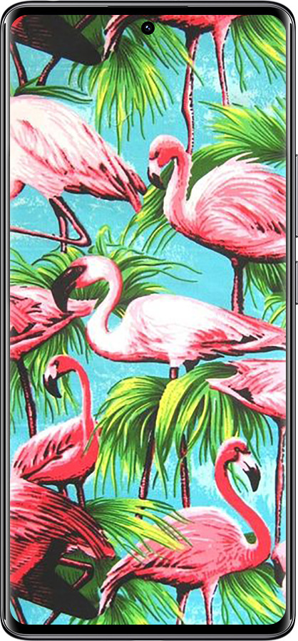 Силиконовый чехол Tropical background для Xiaomi Redmi Note 14 Pro 4G - 4016u-3808 изображение 