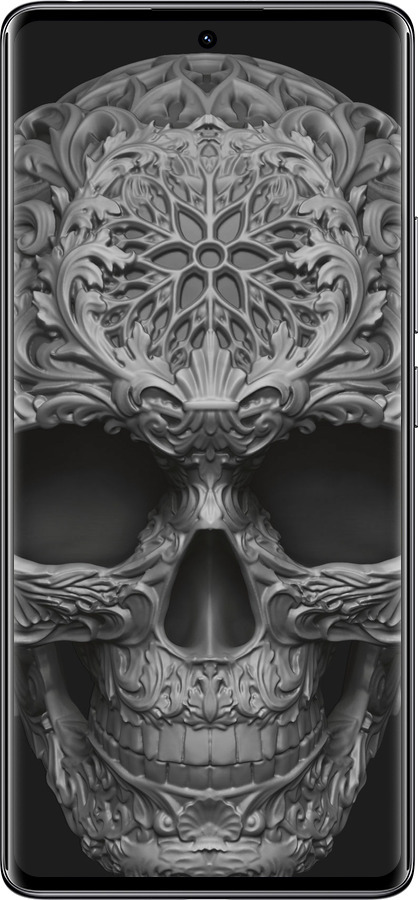 Силиконовый чехол skull-ornament для Xiaomi Redmi Note 14 Pro 4G - 4101u-3808 изображение 