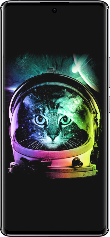 Силиконовый чехол Кот-астронавт для Xiaomi Redmi Note 14 Pro 4G - 4154u-3808 изображение 