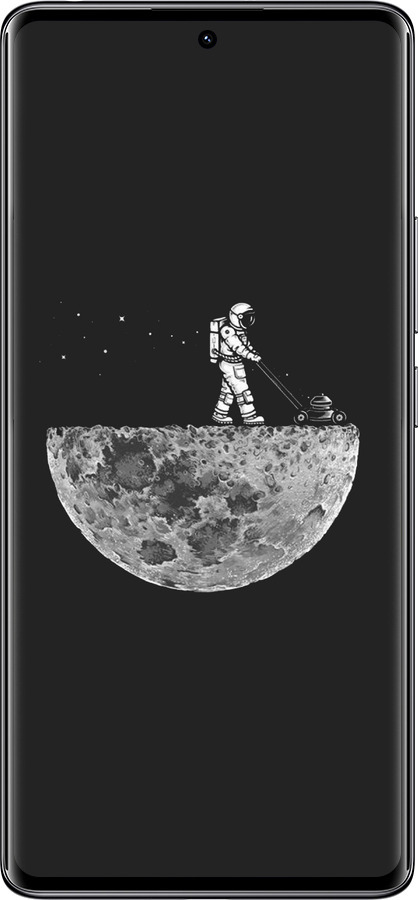 Силиконовый чехол Moon in dark для Xiaomi Redmi Note 14 Pro 4G - 4176u-3808 изображение 