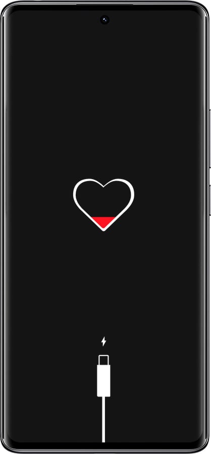 Силиконовый чехол Подзарядка сердца для Xiaomi Redmi Note 14 Pro 4G - 4274u-3808 изображение 