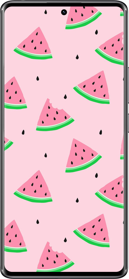 Силиконовый чехол Розовый арбуз для Xiaomi Redmi Note 14 Pro 4G - 4314u-3808 изображение 