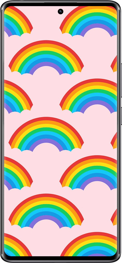 Силиконовый чехол Rainbows для Xiaomi Redmi Note 14 Pro 4G - 4478u-3808 изображение 