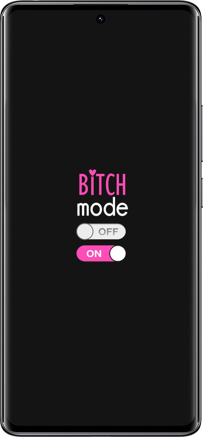 Силіконовий чехол Bitch mode для Xiaomi Redmi Note 14 Pro 4G - 4548u-3808 изображение 