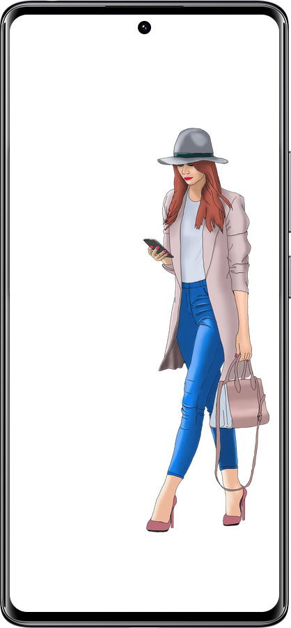 Силиконовый чехол Девушка 1 для Xiaomi Redmi Note 14 Pro 4G - 4751u-3808 изображение 