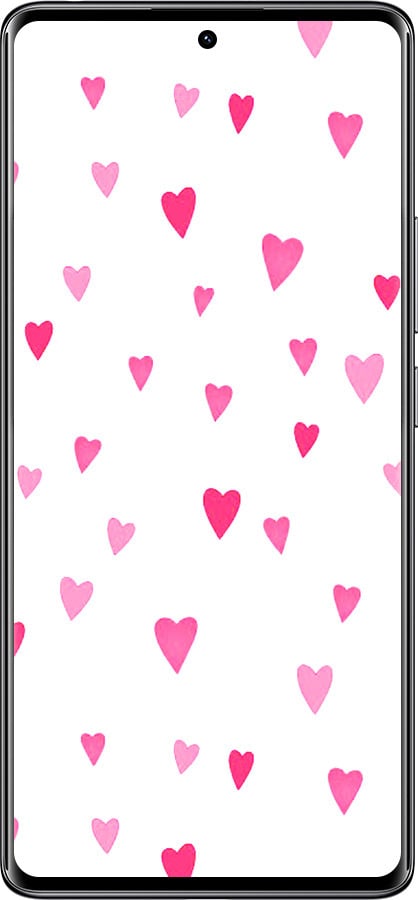 Силіконовий чехол Сердечка 2 для Xiaomi Redmi Note 14 Pro 4G - 4763u-3808 изображение 