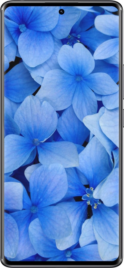 Силиконовый чехол Синие цветы для Xiaomi Redmi Note 14 Pro 4G - 526u-3808 изображение 