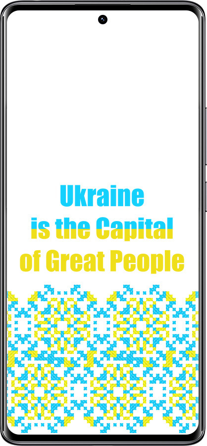 Силиконовый чехол Ukraine для Xiaomi Redmi Note 14 Pro 4G - 5283u-3808 изображение 