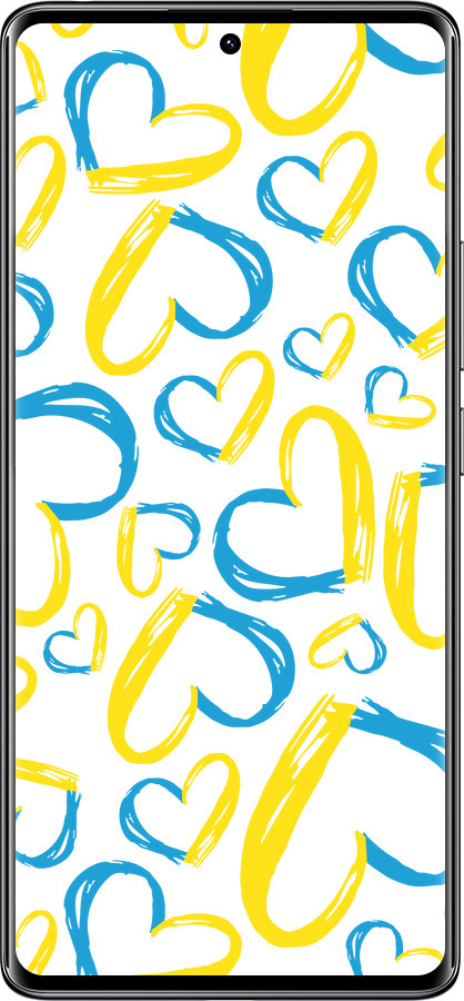 Силиконовый чехол Сердца UA для Xiaomi Redmi Note 14 Pro 4G - 5292u-3808 изображение 