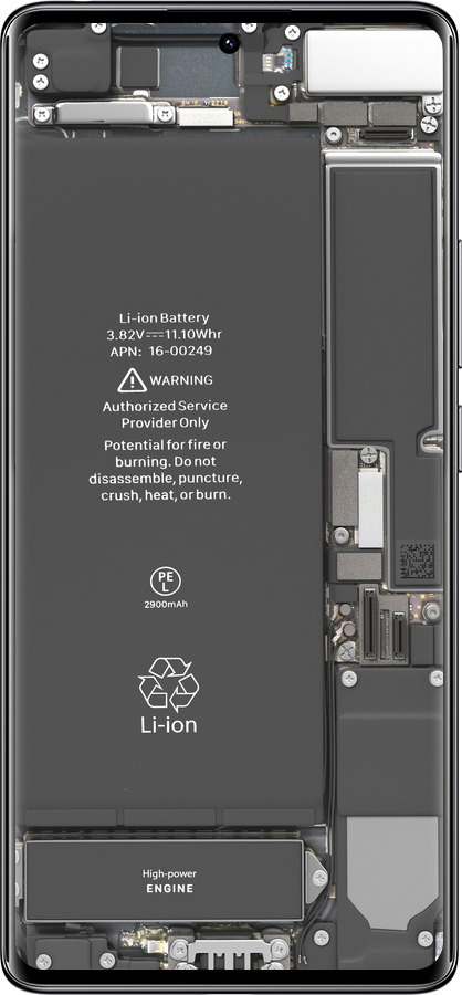 Силіконовий чехол Деталі смартфона для Xiaomi Redmi Note 14 Pro 4G - 5487u-3808 изображение 