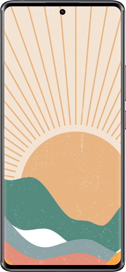 Силиконовый чехол Горы и солнце v2 для Xiaomi Redmi Note 14 Pro 4G - 5488u-3808 изображение 