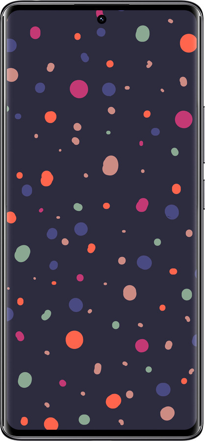 Силиконовый чехол Горошек v2 для Xiaomi Redmi Note 14 Pro 4G - 5599u-3808 изображение 