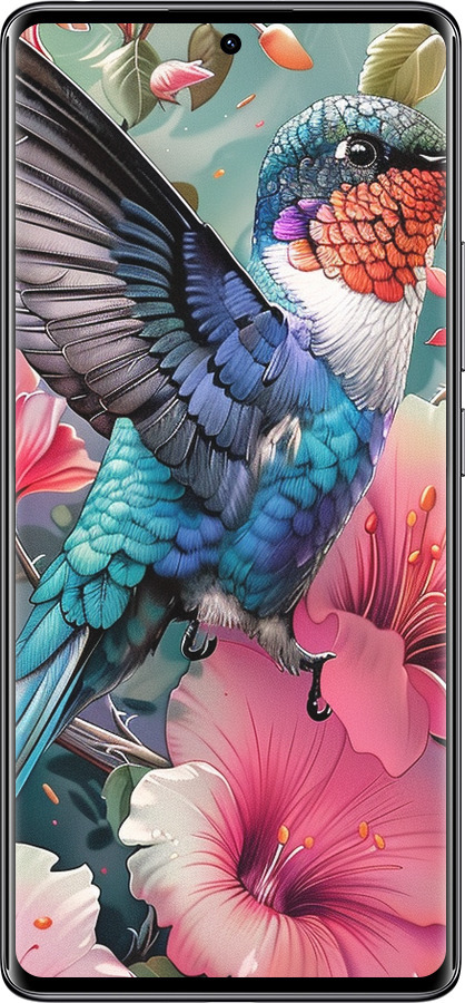 Силіконовий чехол Казкова колібрі для Xiaomi Redmi Note 14 Pro 4G - 6051u-3808 изображение 