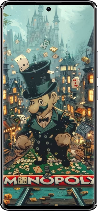 Силиконовый чехол Сказочный Monopoly для Xiaomi Redmi Note 14 Pro 4G - 6086u-3808 изображение 
