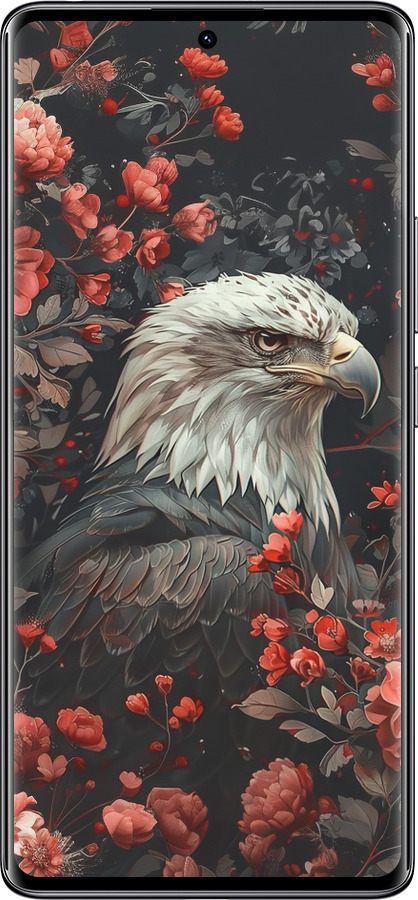 Силиконовый чехол Цветочный страж для Xiaomi Redmi Note 14 Pro 4G - 6102u-3808 изображение 