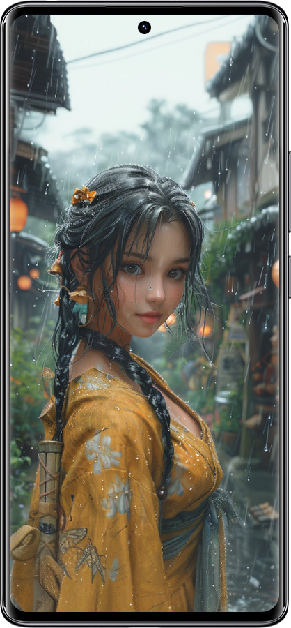 Силиконовый чехол Anime-girl для Xiaomi Redmi Note 14 Pro 4G - 6133u-3808 изображение 