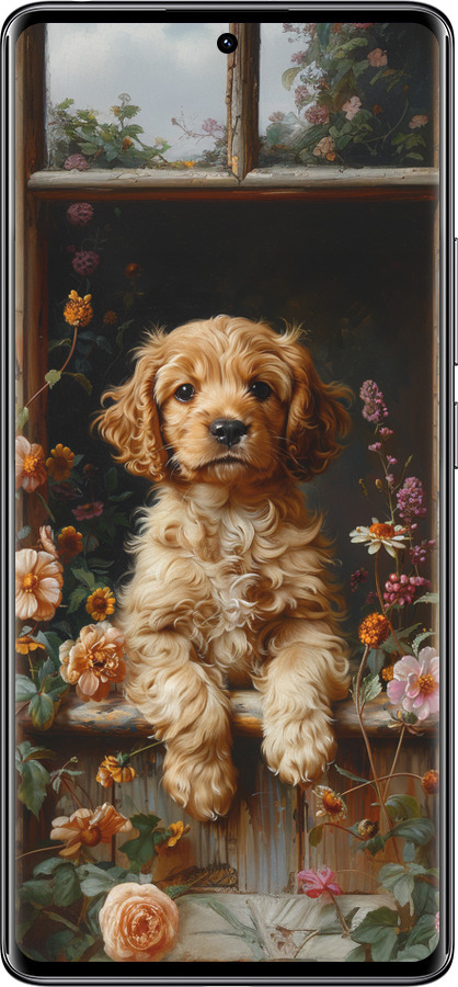 Силіконовий чехол Цуценя cocker spaniel для Xiaomi Redmi Note 14 Pro 4G - 6136u-3808 изображение 