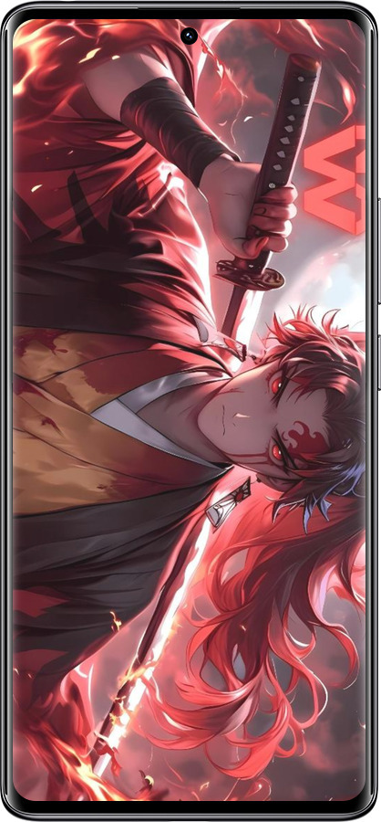 Силиконовый чехол Аниме воин для Xiaomi Redmi Note 14 Pro 4G - 6281u-3808 изображение 
