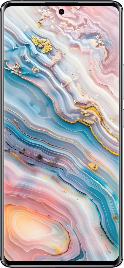 Силиконовый чехол Мрамор красивый для Xiaomi Redmi Note 14 Pro 4G - 6376u-3808 изображение 