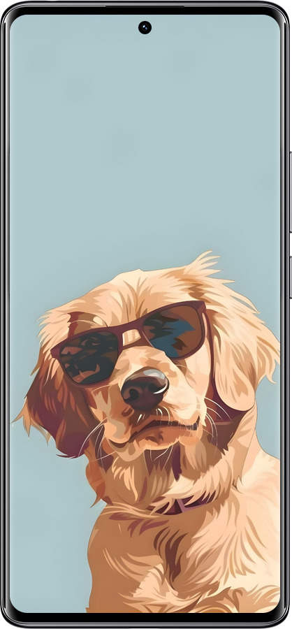 Силіконовий чехол Пес в очках для Xiaomi Redmi Note 14 Pro 4G - 6381u-3808 изображение 