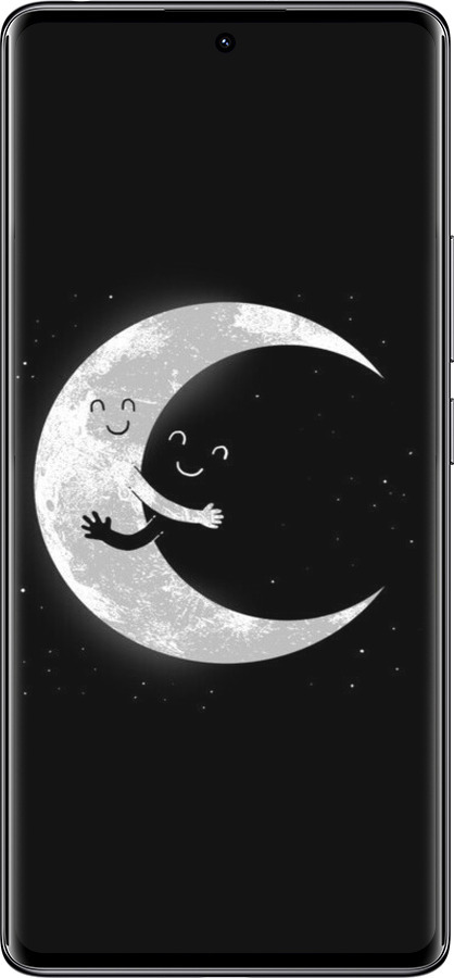 Силиконовый чехол Лунные объятия для Xiaomi Redmi Note 14 Pro 4G - 6508u-3808 изображение 