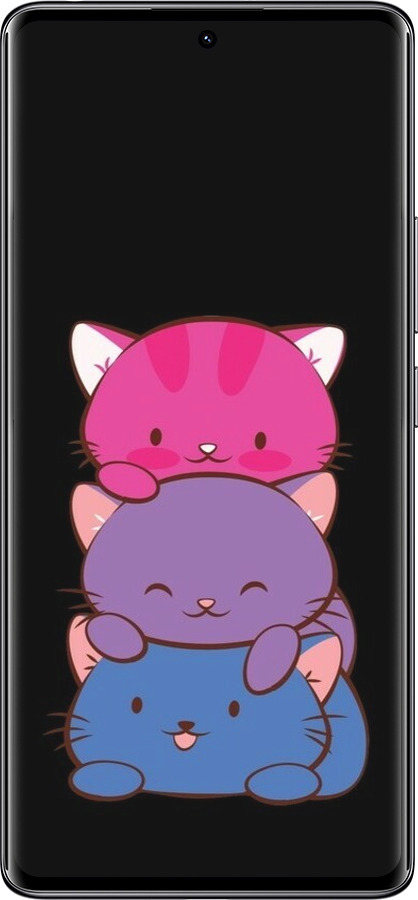 Силіконовий чехол Милі котятка для Xiaomi Redmi Note 14 Pro 4G - 6518u-3808 изображение 