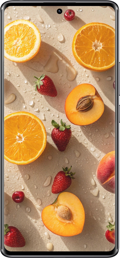 Силіконовий чехол Фрукти 3 для Xiaomi Redmi Note 14 Pro 4G - 6703u-3808 изображение 