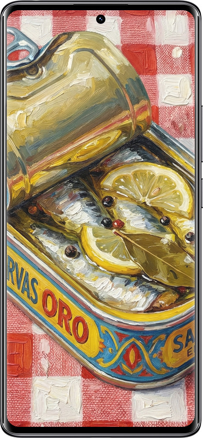 Силіконовий чехол Vintage Sardine Tin Phone для Xiaomi Redmi Note 14 Pro 4G - 6772u-3808 изображение 