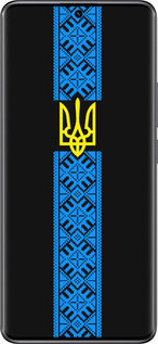 TPU чехол Тризуб в вишиванці для Xiaomi Redmi Note 14 Pro 5G - 1158b-3928 изображение 
