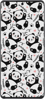 TPU чехол Панды для Xiaomi Redmi Note 14 Pro 5G - 4318b-3928 изображение 
