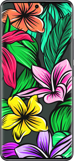 TPU чехол Тропические цветы 1 для Xiaomi Redmi Note 14 Pro 5G - 4753b-3928 изображение 