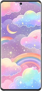 TPU чехол Облака и радуга для Xiaomi Redmi Note 14 Pro 5G - 6312b-3928 изображение 