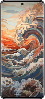 TPU чехол Арт волны для Xiaomi Redmi Note 14 Pro 5G - 6324b-3928 изображение 