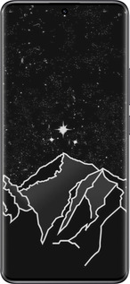 TPU чехол Мінімалістичний гірський краєвид для Xiaomi Redmi Note 14 Pro 5G - 6438b-3928 изображение 