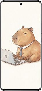 TPU чехол Funny Capybara CEO Working для Xiaomi Redmi Note 14 Pro 5G - 6777b-3928 изображение 