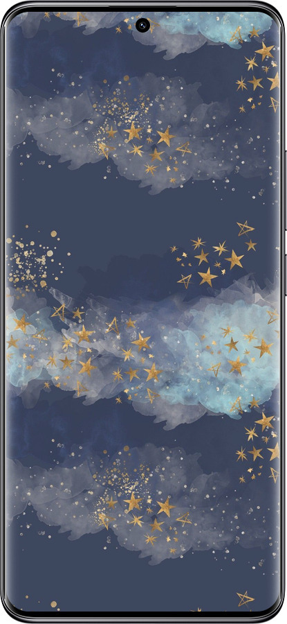 TPU чехол Ніч золоті зірки для Xiaomi Redmi Note 14 Pro 5G - 5421b-3928 изображение 