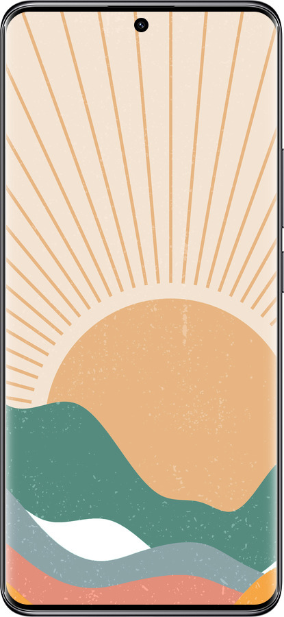 TPU чехол Горы и солнце v2 для Xiaomi Redmi Note 14 Pro 5G - 5488b-3928 изображение 