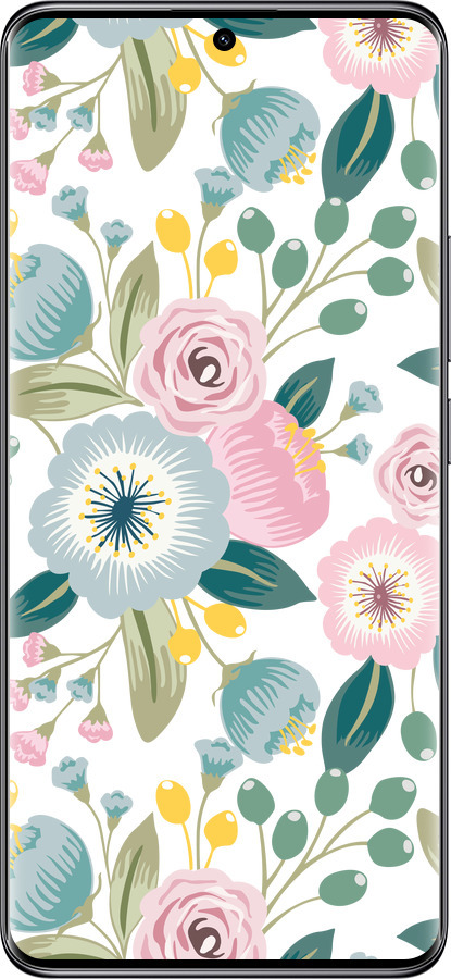 TPU чехол Цветочные обои v2 для Xiaomi Redmi Note 14 Pro 5G - 5602b-3928 изображение 