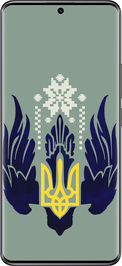 TPU чехол Тризуб с крыльями для Xiaomi Redmi Note 14 Pro 5G - 5640b-3928 изображение 