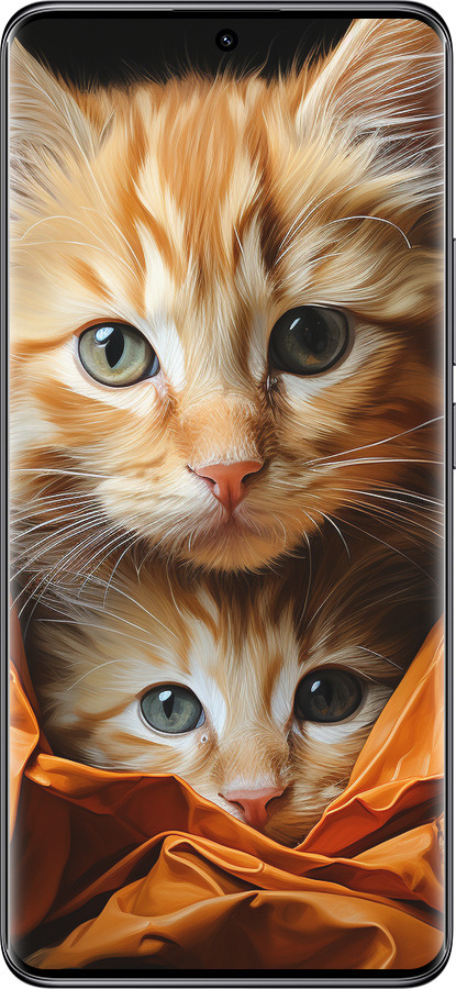 TPU чехол Котики 2 для Xiaomi Poco X7 - 5664b-4011 изображение 
