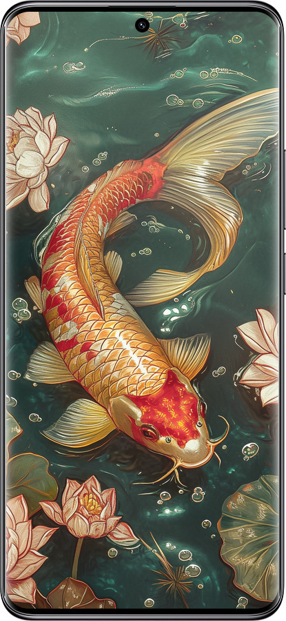 TPU чехол Мелодия Лотоса для Xiaomi Redmi Note 14 Pro 5G - 6106b-3928 изображение 