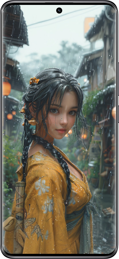 TPU чехол Anime-girl для Xiaomi Poco X7 - 6133b-4011 изображение 