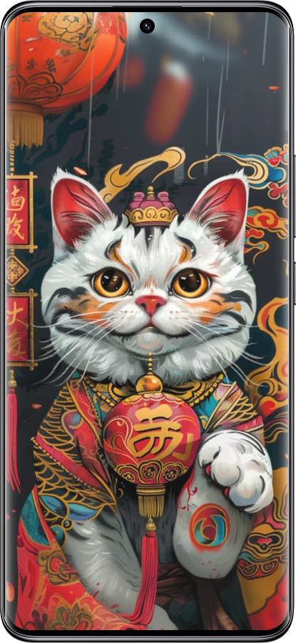 TPU чехол China Cat v2 для Xiaomi Redmi Note 14 Pro 5G - 6135b-3928 изображение 