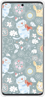Силикон с усиленными углами чехол Котята v3 для Xiaomi Redmi Note 14 Pro 5G - 1223sp-3928 изображение 