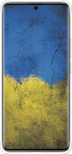 Силикон с усиленными углами чехол Флаг Украины 2 для Xiaomi Redmi Note 14 Pro 5G - 401sp-3928 изображение 