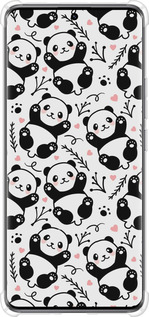 Силикон с усиленными углами чехол Панды для Xiaomi Redmi Note 14 Pro 5G - 4318sp-3928 изображение 