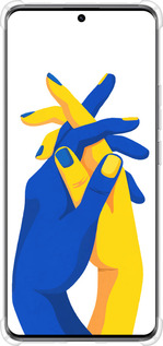 Силикон с усиленными углами чехол Stand With Ukraine для Xiaomi Redmi Note 14 Pro 5G - 5255sp-3928 изображение 